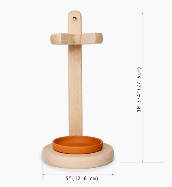 toilet brush stand dimensions