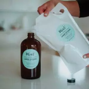 mint cleaning laundry detergent