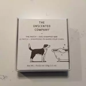 unscented dog shampoo bar