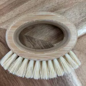oval ring wooden brush